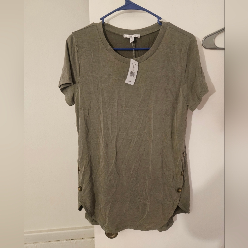 Olive Green Women's Top